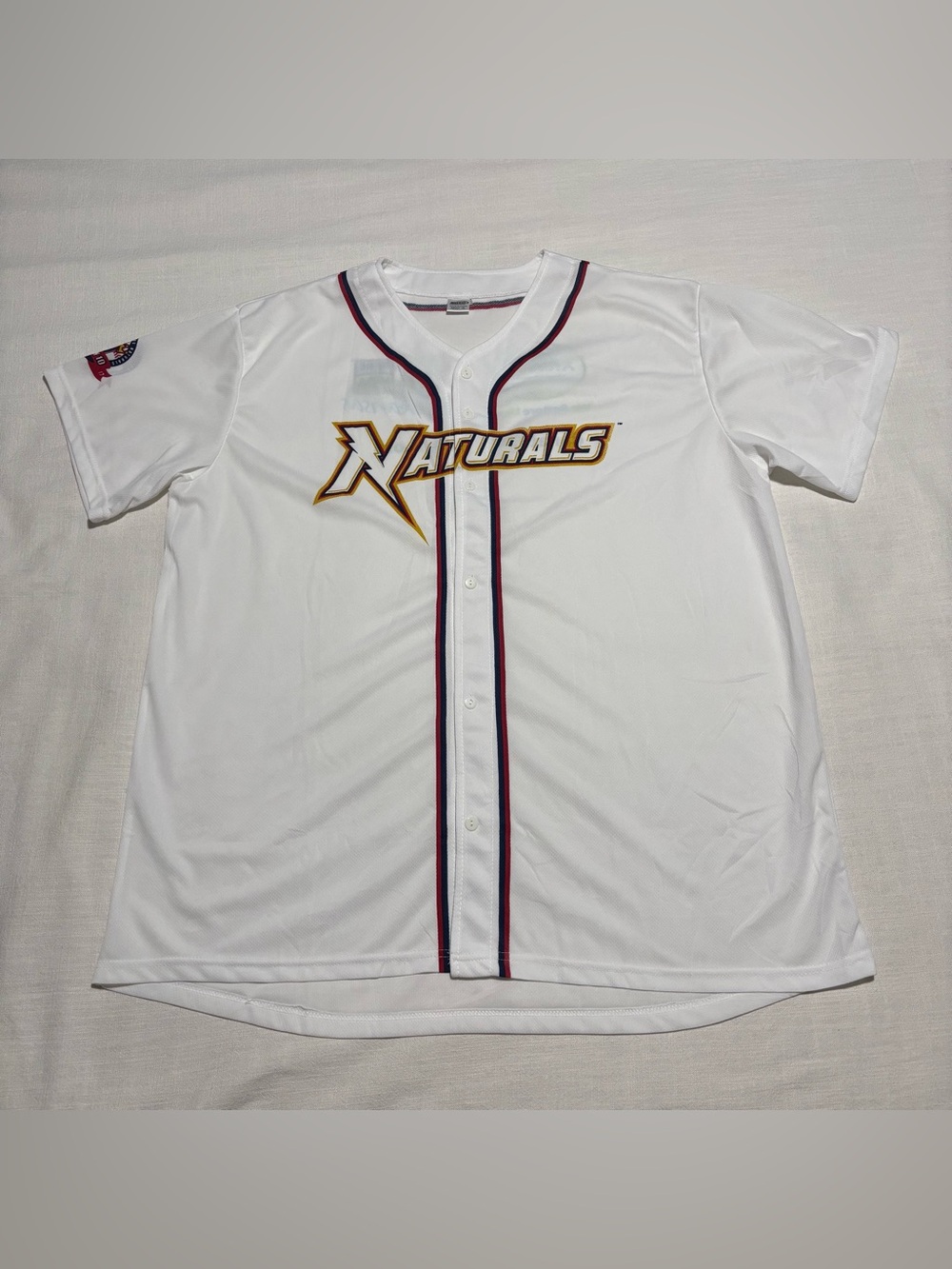 Northwest Arkansas Naturals 10th Season SGA Jersey | White | Size XL